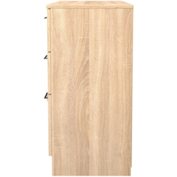 Crowndale Devon 6 Drawer Bardolino Oak Wide Chest of Drawers Ready Assembled - Wilko - thumbnail 5