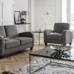 Julian Bowen Vivo Dusk Grey Chenille Chair - Size: Single - Wilko - thumbnail 5