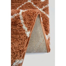 Homemaker Terracotta Snug Nomadic Shaggy Rug 160 x 230cm - Orange - Wilko - thumbnail 4