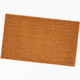 Eselle Astley Plain Natural Coir Door Mat 60 x 90cm - Size: 60 x 90 x 1.5cm - Brown - Wilko - thumbnail 4