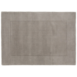 Esselle Home Esme Wool Silver Rug 200 x 290cm - Grey - Wilko