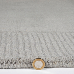 Esselle Home Esme Wool Silver Rug 200 x 290cm - Grey - Wilko - thumbnail 5