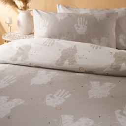 furn. Be Kind Double Grey Abstract Duvet Cover Set - Wilko - thumbnail 3
