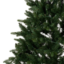 Living and Home RGB Pre-Lit Artificial Christmas Tree Lights with Wood Stand 4ft 1.2m - Green - Wilko - thumbnail 7