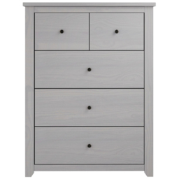 Havana 5 Drawer Grey Chest of Drawers - LPD Home - Wilko - thumbnail 3