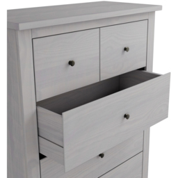 Havana 5 Drawer Grey Chest of Drawers - LPD Home - Wilko - thumbnail 5