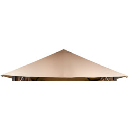 Glendale Venice 3 x 3m Heavy Duty Mocha Garden Gazebo - Brown - Wilko - thumbnail 4