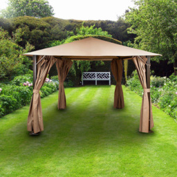 Glendale Venice 3 x 3m Heavy Duty Mocha Garden Gazebo - Brown - Wilko - thumbnail 6