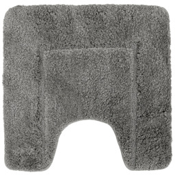 Mayfair Grey Micro Fibre Bath Mat Set - Silver - Wilko - thumbnail 5