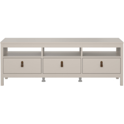 Florence Barcelona 3 Drawer 3 Shelf Cashmere TV Unit - Size: 54.1 x 151.4 x 38.4cm - Wilko - thumbnail 4