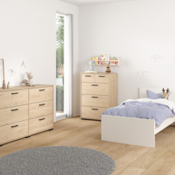 Florence Sofia 5 Drawer Jackson Hickory Chest of Drawers - Brown - Furniture To Go - Wilko - thumbnail 7