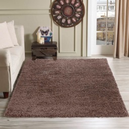 Desire Rugs Oxford Dark Beige Plain Shaggy Rug 60 x 110cm - D.Beige - Wilko - thumbnail 3