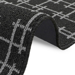 JVL Vector Black Indoor Machine Washable Doormat 40 x 70cm - JVL Homewares - Wilko - thumbnail 5