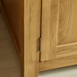 Julian Bowen Marlborough 2 Door Oak Wardrobe - Wood - Wilko - thumbnail 5