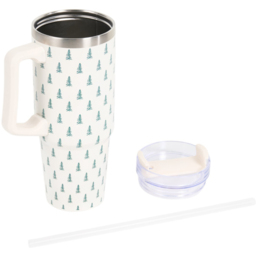 Nordic Tree Stainless Steel Jumbo Tumbler 850mlNeutral - Wilko - thumbnail 4