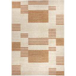 Origins Nomad Block Rug 80 x 150cm - Orange - Wilko - thumbnail 1