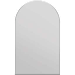 Arched Venetian Glass Wall Mirror 120 x 80cm - Black - MirrorOutlet - Wilko - thumbnail 1