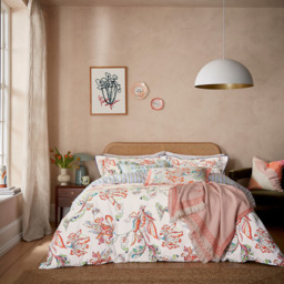 Yvonne Ellen Super King Size Multicolour Signature Floral Reversible Duvet Set - Wilko - thumbnail 6