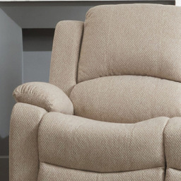 Marldon 2 Seater Beige Manual Recliner Sofa - Cream - Artemis Home - Wilko - thumbnail 4
