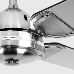 ValueLights Magnum Black and Chrome Reversible Ceiling Fan with Remote 42 inch - Size: 26 x 102 x 102cm - Silver - Wilko - thumbnail 6