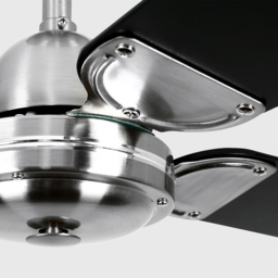 ValueLights Magnum Black and Chrome Reversible Ceiling Fan with Remote 42 inch - Size: 26 x 102 x 102cm - Silver - Wilko - thumbnail 5