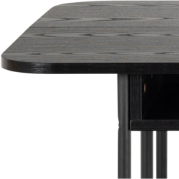 Florence Darlington 2 Shelf 4 Seater Dining Table Black - Furniture To Go - Wilko - thumbnail 7