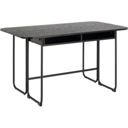 Florence Darlington 2 Shelf 4 Seater Dining Table Black - Furniture To Go - Wilko - thumbnail 4