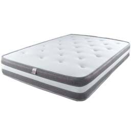Aspire Single Cashmere 1000 Pocket Tufted Mattress - White - Aspire Beds - Wilko
