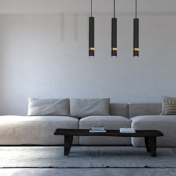 Milagro Joker Black and Gold 3 Pendant Lamp 230V - Size: 8 x 60 x 90cm - Wilko - thumbnail 4