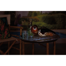 Luxform Solar Powered Metal Butterfly Garden Ornament - Size: 25 x 42 x 39cm - Multi - Wilko - thumbnail 4