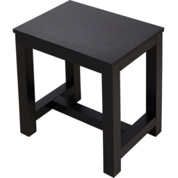 Living and Home 6 Seater Extendable Dining Set with Bench and Stool Black - Wilko - thumbnail 4