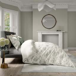 V&A Garden Of Love Double Green Duvet Set - Wilko - thumbnail 1