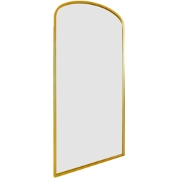 MirrorOutlet The Angustus Gold Metal Arched Garden Wall Mirror 170 x 85cm - Size: 170 x 85 x 3cm - Wilko - thumbnail 4