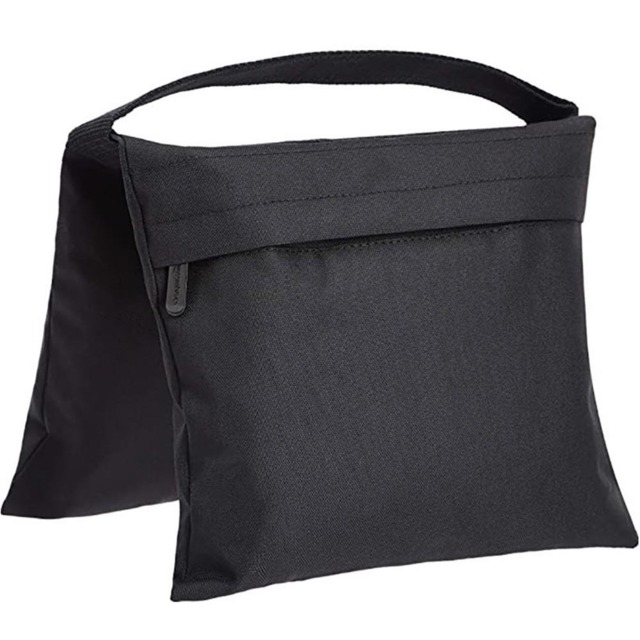 St Helens Square Sand Bag - Size: 27.5x25x1.5cm - Black - Wilko - image 1