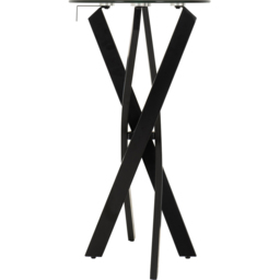 Seconique Sheldon Clear Glass and Black Console Table - Size: 78.5 x 120 x 40cm - Clear Glass/Black - Wilko - thumbnail 6