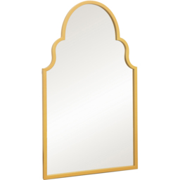 MirrorOutlet The Arcus Gold Framed Arched Garden Wall Mirror 104 x 61cm - Size: 104 x 61 x 3cm - Wilko - thumbnail 4