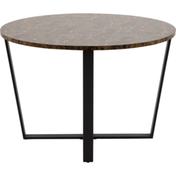 Florence Amble 4 Seater Brown Marble Melamine Top Round Dining Table - Furniture To Go - Wilko - thumbnail 4