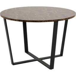 Florence Amble 4 Seater Brown Marble Melamine Top Round Dining Table - Furniture To Go - Wilko - thumbnail 5