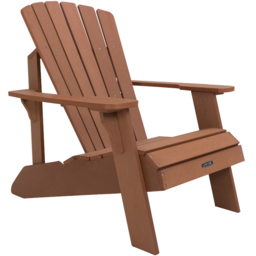 Lifetime Products Adirondack Brown Chair - Size: 93.7 x 52.7 x 98cm - Wilko - thumbnail 3