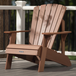 Lifetime Products Adirondack Brown Chair - Size: 93.7 x 52.7 x 98cm - Wilko - thumbnail 1