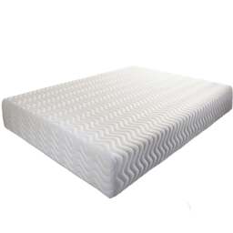 Aspire King Size Cool Blue Relief Memory Foam Mattress - White - Aspire Beds - Wilko
