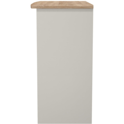 Crowndale Sussex 3 Drawer Grey Ash and Bardolino Oak Vanity Dressing Table Ready Assembled - Grey Ash & Bardolino Oak - Wilko - thumbnail 5