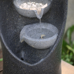 Living and Home 4 Tier Black Cascading Garden Water Feature - Wilko - thumbnail 6