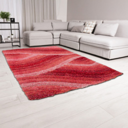 DS Living Wave Pink Ultra Plush Rug 160 x 230cm - Wilko - thumbnail 3