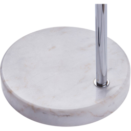 Teamson Home Arquer Arc Chrome Finished White Marble Floor Lamp - Size: 170.0 x 30.0 x 110.2cm - Brown - Wilko - thumbnail 5