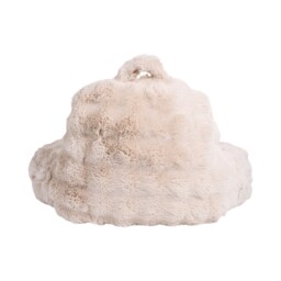 Bubble Faux Fur Cuddle Chair Champagne - Size: 85 x 43 x 40 cm - Divante - Wilko - thumbnail 5