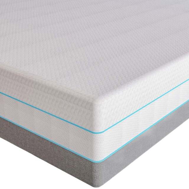 Sliding Wardrobes 4U Double Smart Hard Foam Pressure Relief Mattress - White - Wilko - image 1