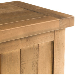 Julian Bowen Aspen Solid Reclaimed Pine Storage Bench - Size: 35 x 110 x 45cm - Cream - Wilko - thumbnail 6