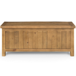 Julian Bowen Aspen Solid Reclaimed Pine Storage Bench - Size: 35 x 110 x 45cm - Cream - Wilko - thumbnail 4