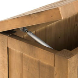 Julian Bowen Aspen Solid Reclaimed Pine Storage Bench - Size: 35 x 110 x 45cm - Cream - Wilko - thumbnail 7